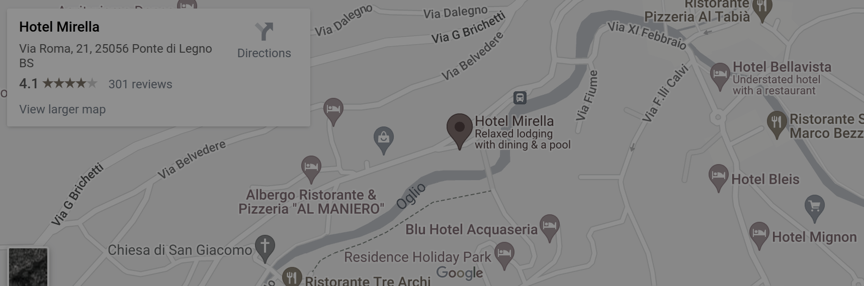 Hotel Mirella on Google Map